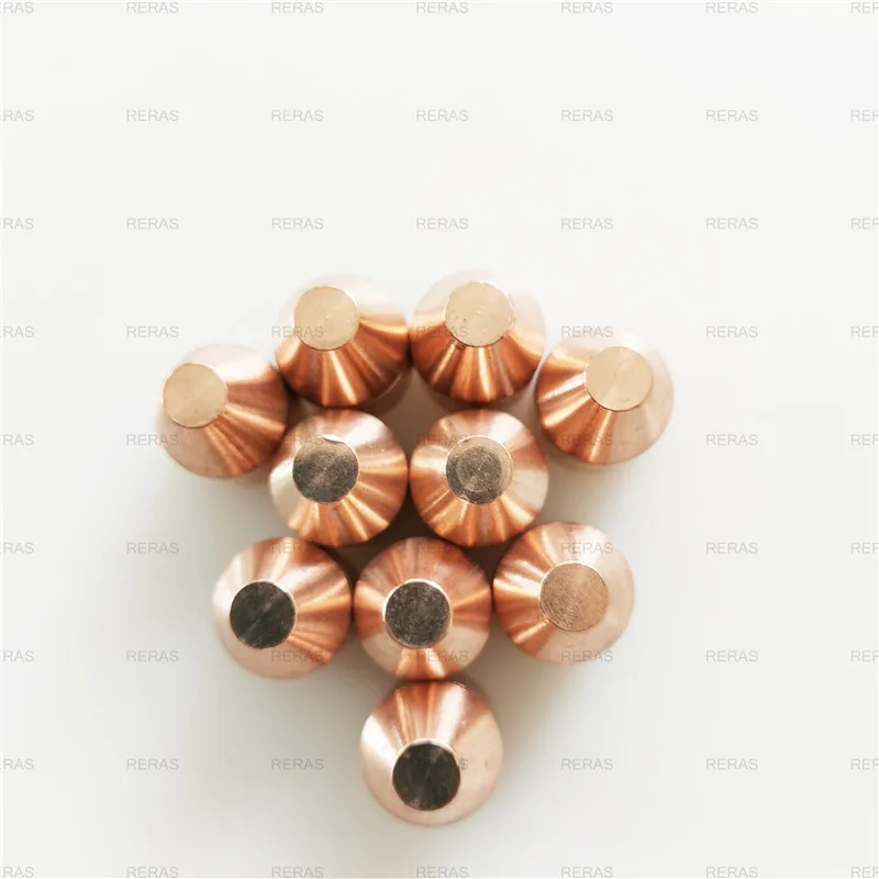 Spot welder electrode head Alumina copper electrode cap 13*20Chrome zirconium copper electrode cap