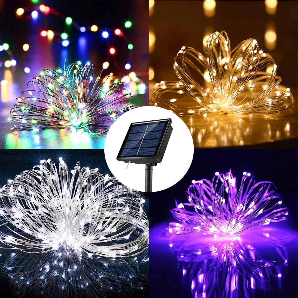 

Birthday Party Decoration Upgrade Solar Led Christmas Festoon Fairy Garlands String Light 10/20M For Wedding Home Decor