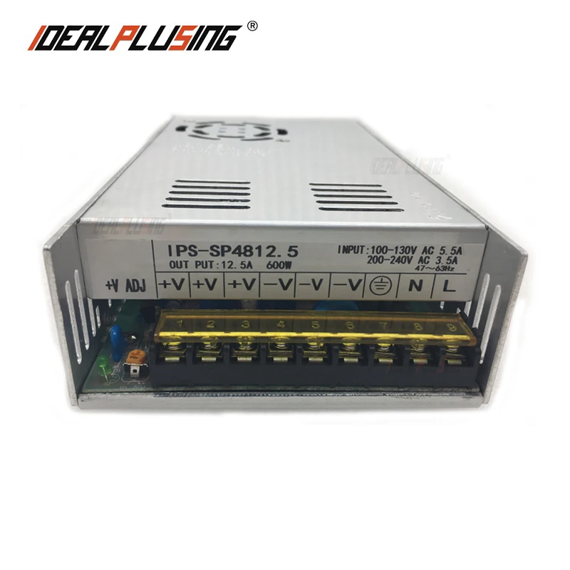 Single Output adjustable 360w 0-12VDC 30A/0-24VDC 15A/0-48VDC 7.5A/0-60VDC 6A switching dc power supply