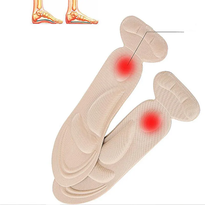 1Pair Insole Pad Inserts Heel Post Back Breathable Anti-slip for High Heel Shoe Best Sale-WT High Heel Shoes Insoles Memory Foam