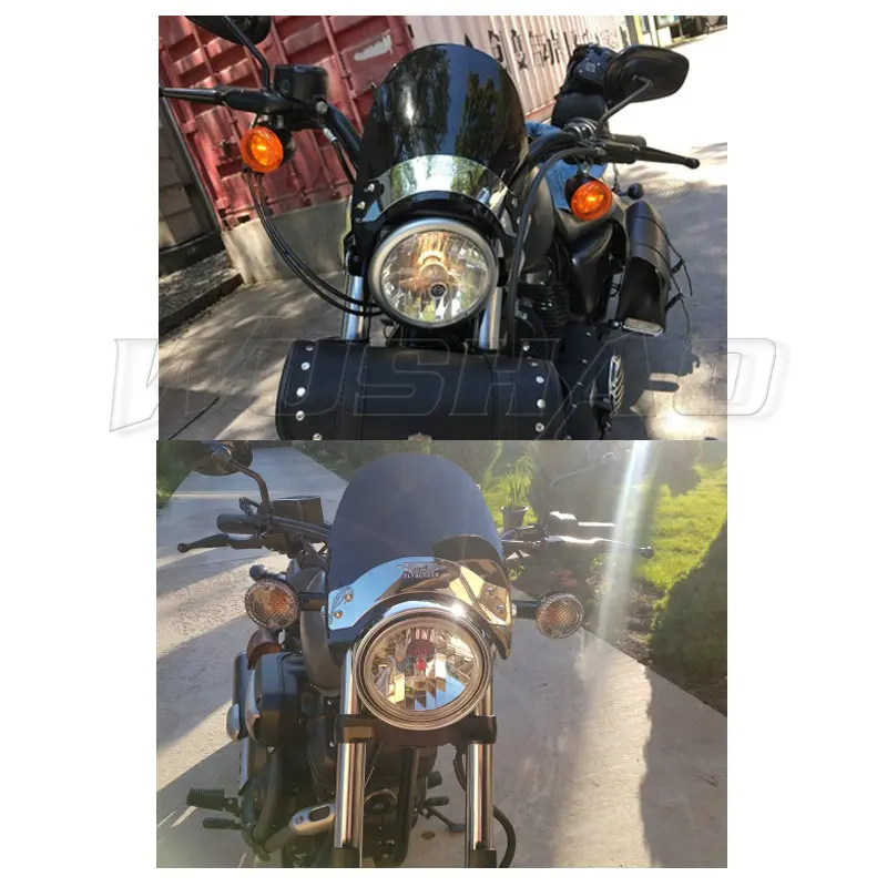 Windshield Windscreen For 2011- 2017 2018 2019 Yamaha Bolt 950 XVS950 R Spec R-Spec Stryker 1300 XVS13 XVS1300 Front Fork Screen