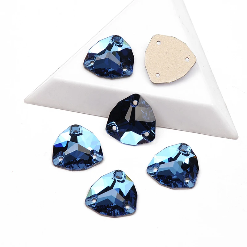 YANRUO 3272 Fat Triangle Alle Farben Aufnähsteine Glas Kristall Strasssteine AAAAAA Qualität Nähsteine für Kleidung, Kleider, Schuhe – Detail 8