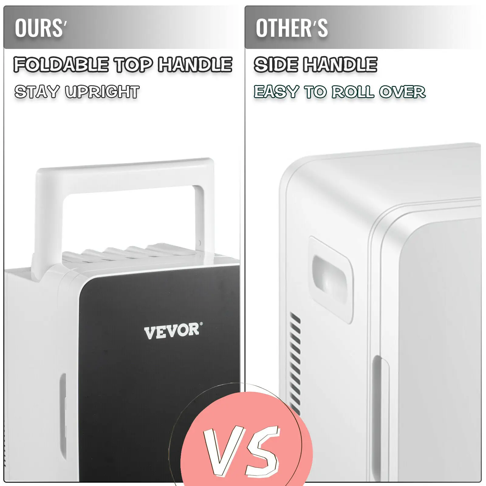 VEVOR – Mini réfrigérateur de voiture, 10l, 15l, refroidisseur et chauffe-eau, pour la maison et la voiture, pour les soins de la peau, les cosmétiques, les boissons