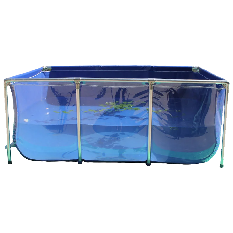 Lona de alta calidad para acuario, estanque de agua para piscina de niños, soporte de acero inoxidable de alta resistencia, tipo de actualización