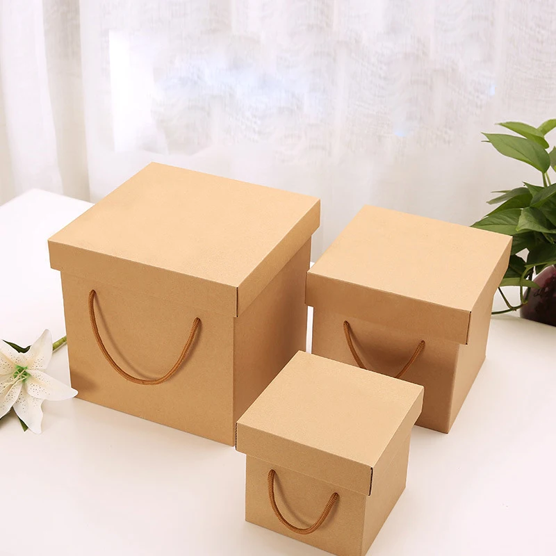 Packaging Holder Jewelry Display Gifts 12Pcs Hand Paper Box Container Christmas Flower Decraction for Gifts Boxes with Cover