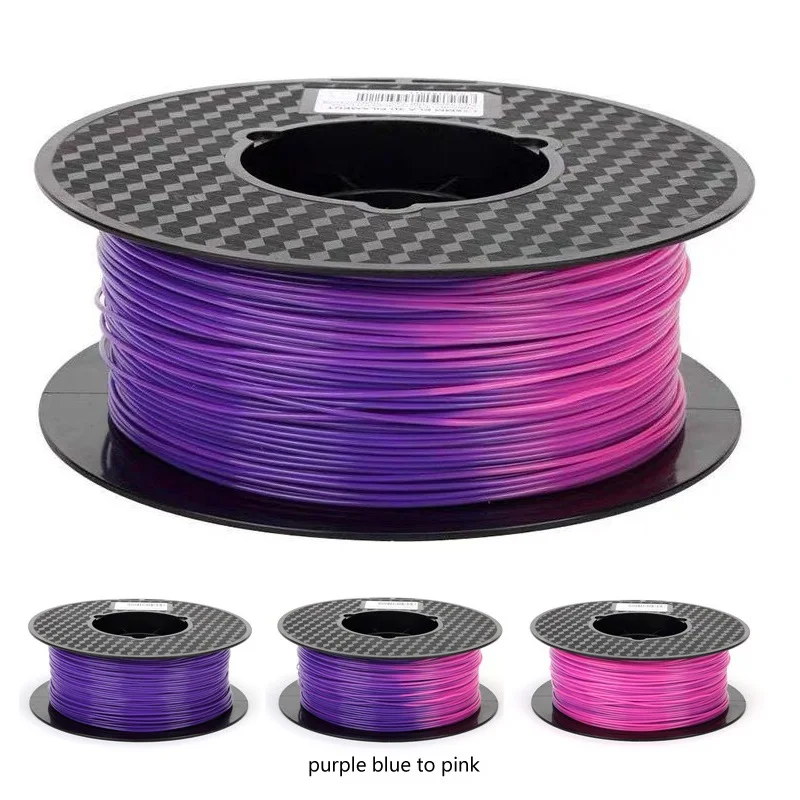 Filamento de impresora 3D, Material PLA que cambia de Color, cable térmico sensible a la temperatura, Material de impresión de 1,75mm, 1kg/500g/250g