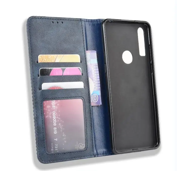 Retro Flip Book Leather Cover for Alcatel 3X 2019 5048U 5048Y Case Magnetic flip wallet case for alcatel 1S 2020 1V phone cover