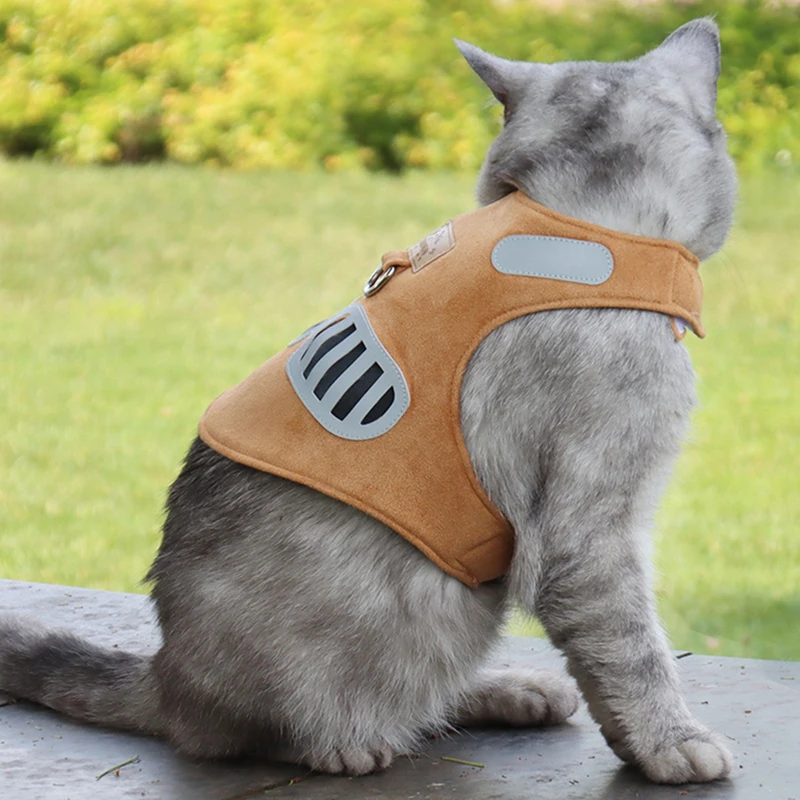 Breathable Harness for Cats Harness and Leash Set Cat Antiescape for Kitten Puppy Harness Escape Proof Cat Accessories Anti Loss