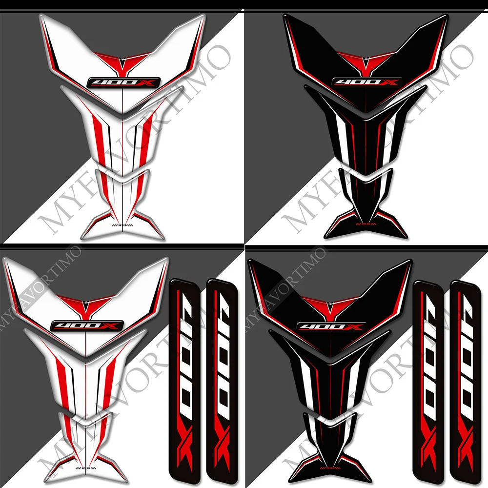 For Honda CB400X CB 400 X 400X Fuel Oil Kit Knee Helmet Tank Pad Stickers Decal Protector Fairing Fender Emblem Logo