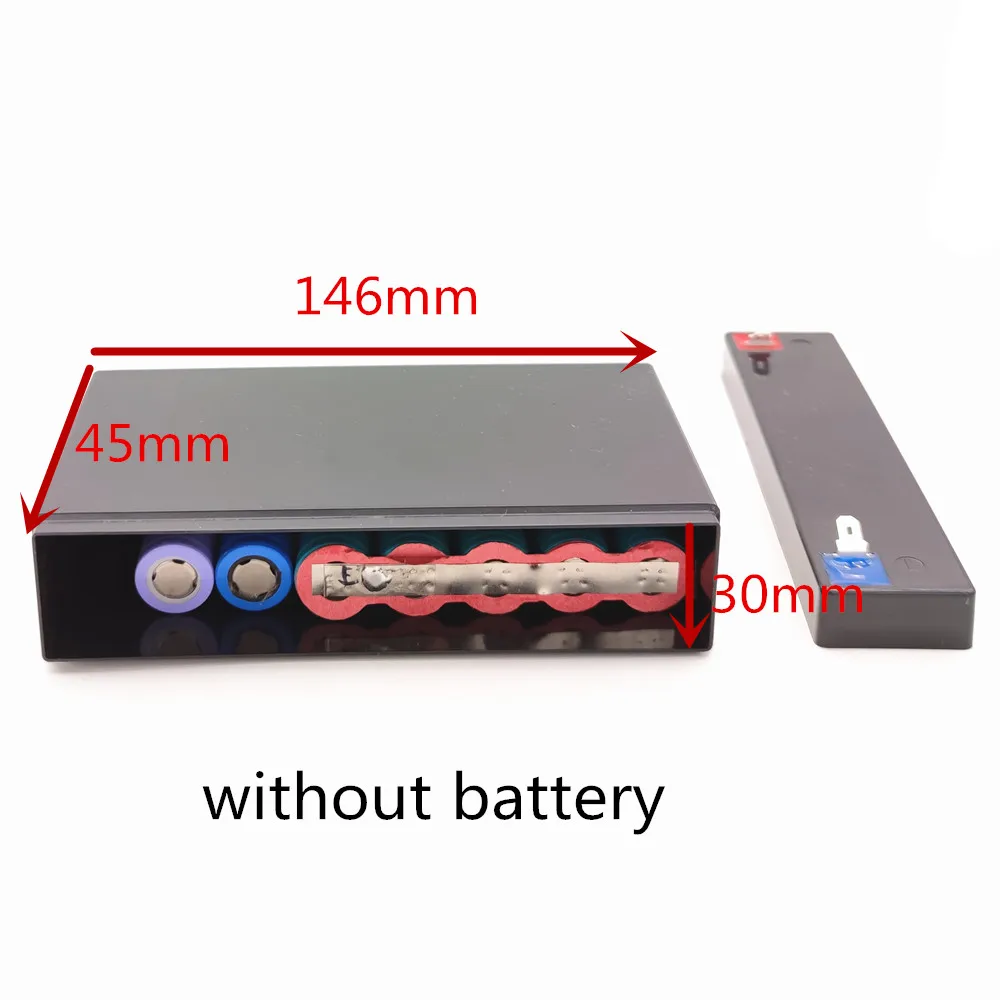 18650 21700 Case 6v7ah wymień akumulatory ołowiowe na pojemnik na baterie litowe