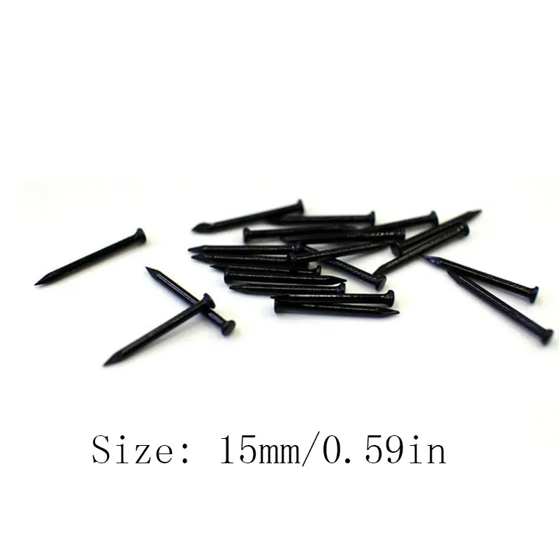 50PCS 1/87 Model Train Ho Scale Miniature Train Track Fixing Nail Accessories Metal Sand Table Model Diorama For Layout