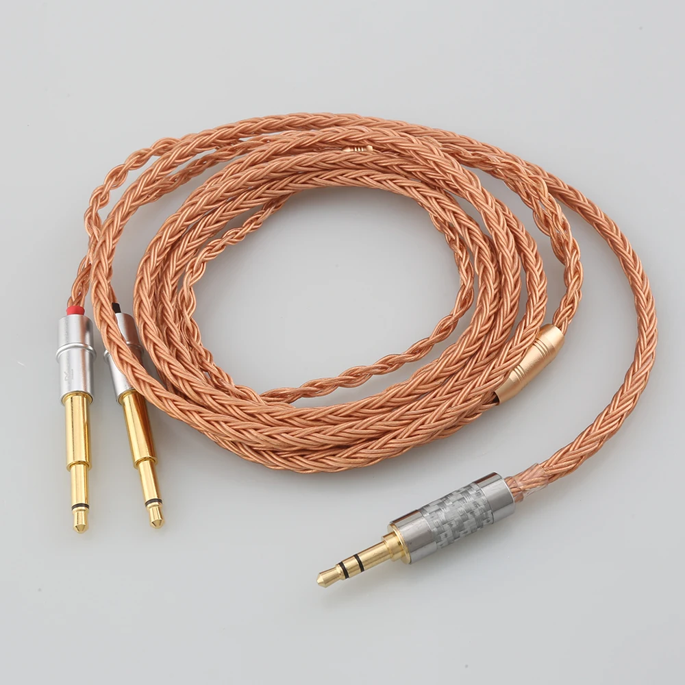 2.5mm 4.4mm 3.5mm XLR 6.5mm Balanced 16 Core 99% 7N OCC Earphone Cable For Meze 99 Classics NEO NOIR Headset Headphone