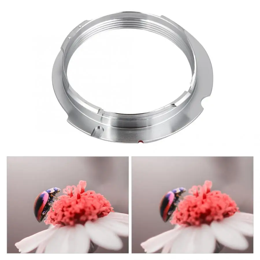 L(M39)-LM 35-135 50-75 28-90mm Adapter Ring for Leica M39 LSM LTM Lens for Leica VM ZM Techart LM-EA7 Alloy rotation buckle type