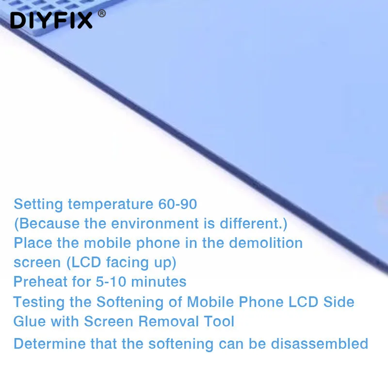 DIYFIX-almohadilla calefactora Universal CPB Mini 110V/220V para iPad, iPhone, Samsung, separador de pantalla LCD, herramienta de reparación