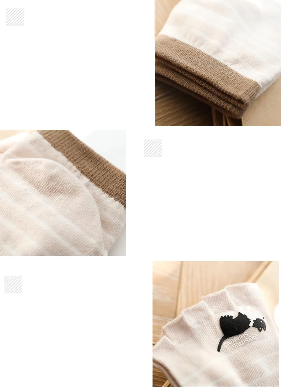 Frühling Herbst Fünf Finger Socken Frauen Mädchen Nette Katze Druck Offene Zehen Gestreiften Weben Ohne Knochen Knöchel No Show Socken EU 35-39 – Detail 10