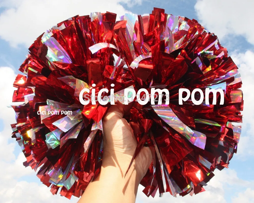 1piece,Cheerleader \'s Cheering Pom Poms for Adults and Kids, Custom, Professional Game, 3/4 \