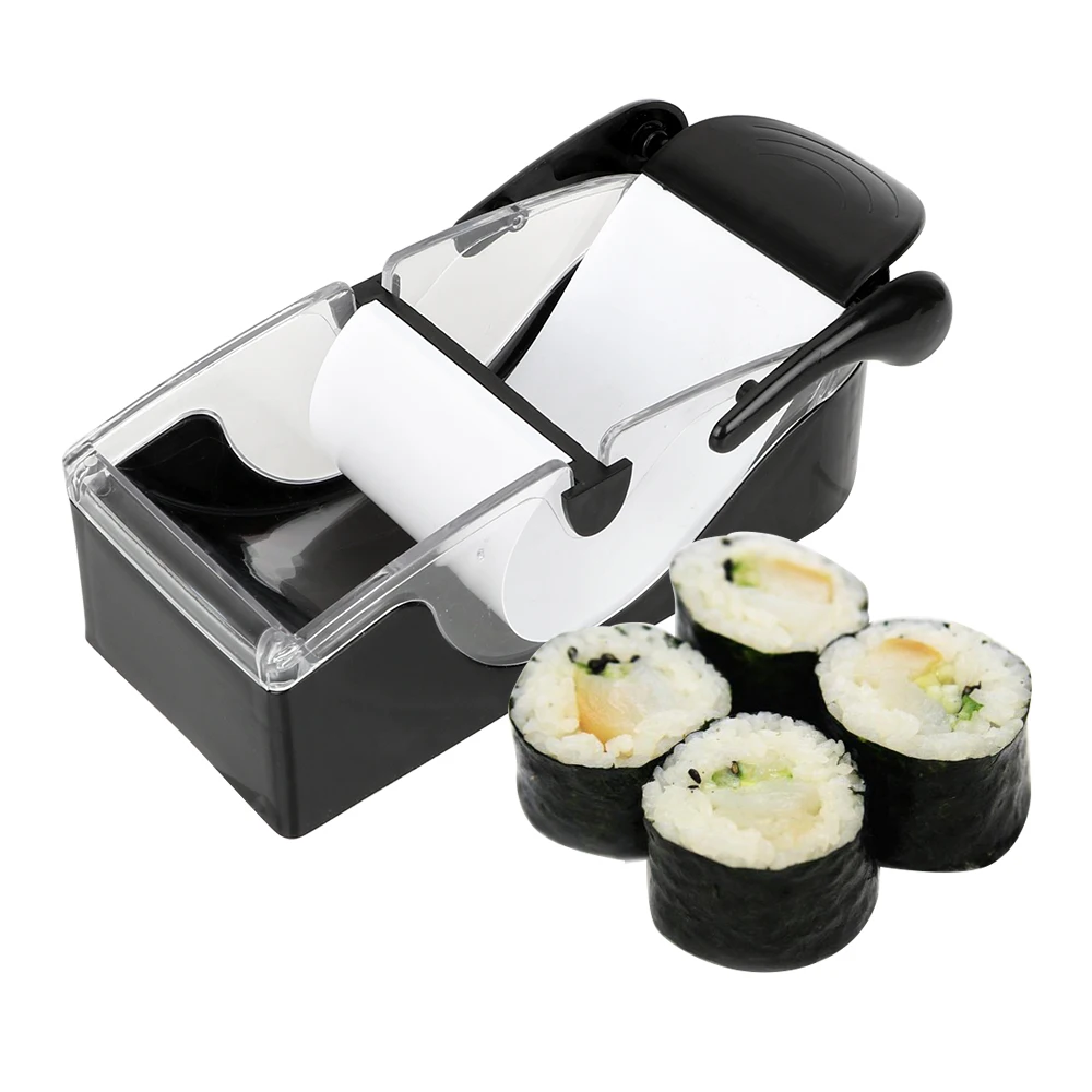 Non-stick Sushi Maker Devices Sushi Roller Machine Rice Ball Mold Vegetable Meat Rolling Tool DIY Kitchen Gadgets