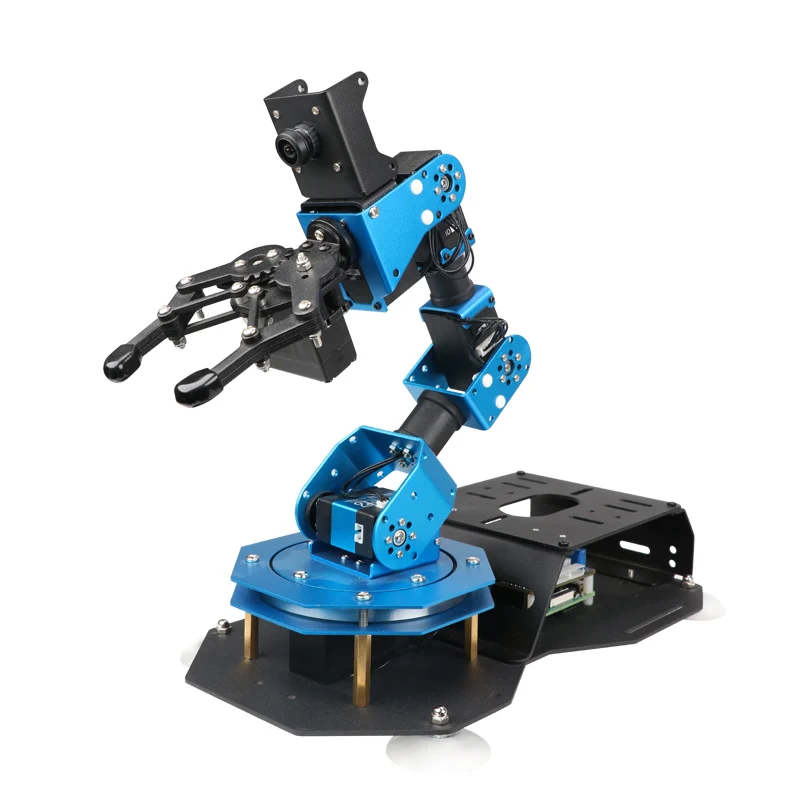 Hiwonder Raspberry Pi Robot Arm, Reconhecimento Visual AI, ArmPi-FPV, Programação Python Open Source, Kit ROS