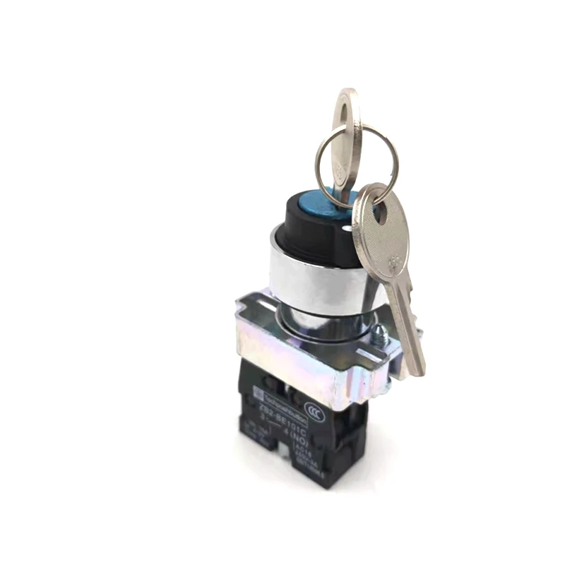 XB2-BG21/BG25/BG41/BG45/BG61/BG65/BG33/BG53/BG73/BJ33 2/3Position Latching/Self Locking/Reset selector push button switch key