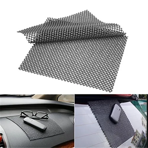 Alfombrilla adhesiva antideslizante para salpicadero de coche, alta calidad, para tarjetas GPS de teléfono, almohadilla antideslizante de espuma de PVC negra, accesorios de 22x19cm, 2 uds.