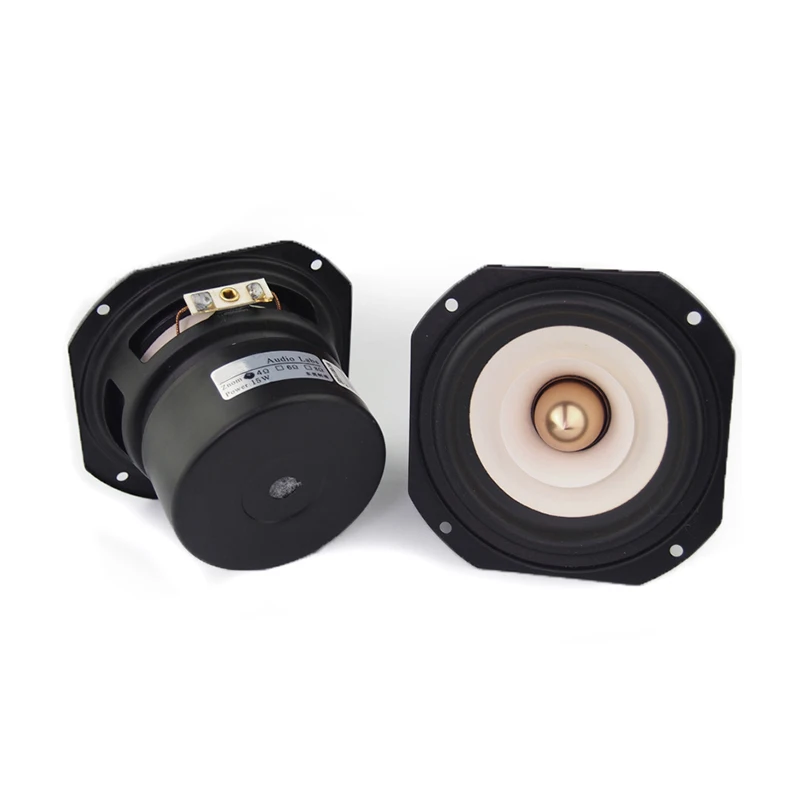 Audio Labs Top end 4 inch Full Range monitor Speaker tweeter woofer Aluminum Bullet hea 2 Layer kapton Cone