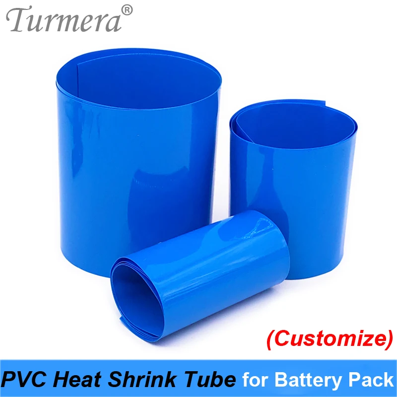 Rurka termokurczliwa Turmera rurka termokurczliwa PVC 35mm do 210mm do 18650 26650 32700 bateria litowa dostosuj