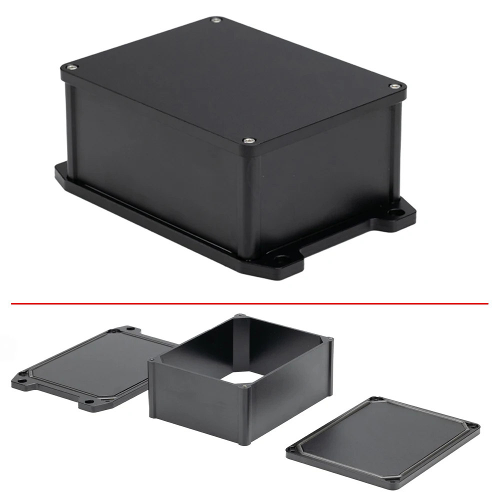 Waterproof Wiring Connection Box Indoor Power Electric Control Custom Housing Ip68 Electronic Aluminium Enclosure L08 170*125MM