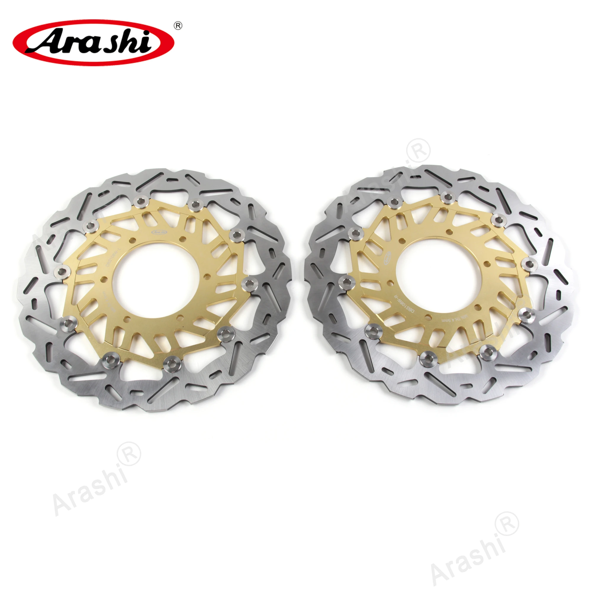 

ARASHI For SUZUKI GSX-R1000 17-19 CNC Front Brake Rotors Motor Brake Disc GSX R 1000 2017 2018 2019 GSXR1000 GSX-R GSXR