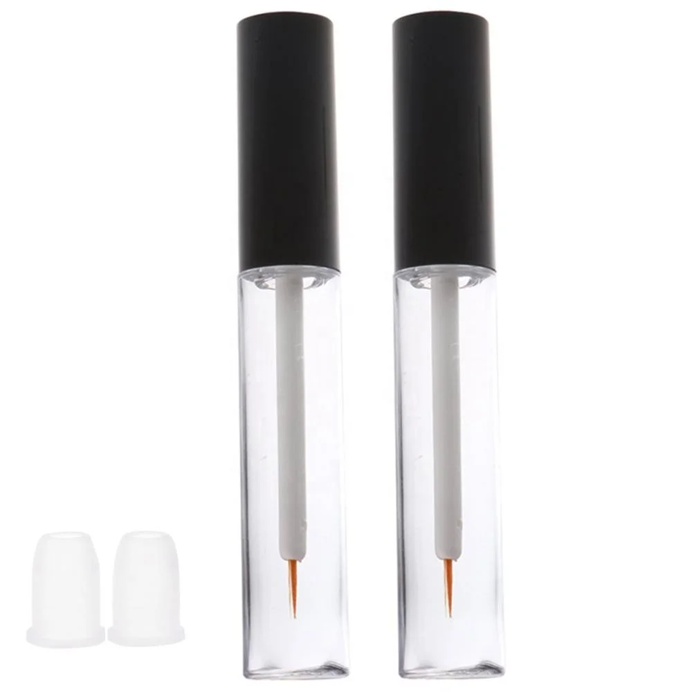 

100pcs 10ml Empty Plastic Eyeliner Tube Container Refillable Eyelash Growth Oil,Mascara, Eye Gloss Liquid Tube Bottle