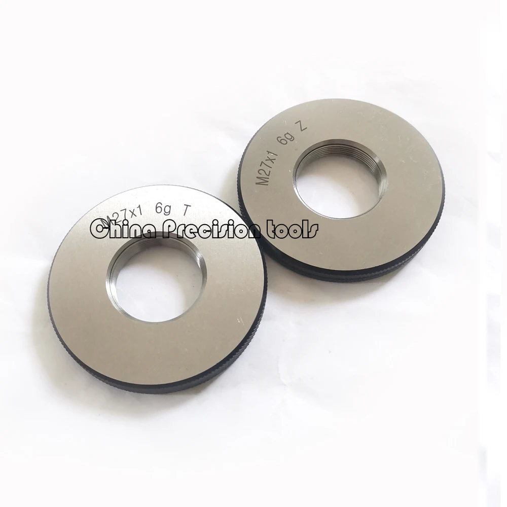 Imagem -03 - Conjunto de Anel de Rosca Métrica 6g M18 M20 M22 M24 M25 M26 M27 M30 go Nogo Parafuso Fino Calibre M18x1.5 M18x1 M20x1.5 24x1 M26x1