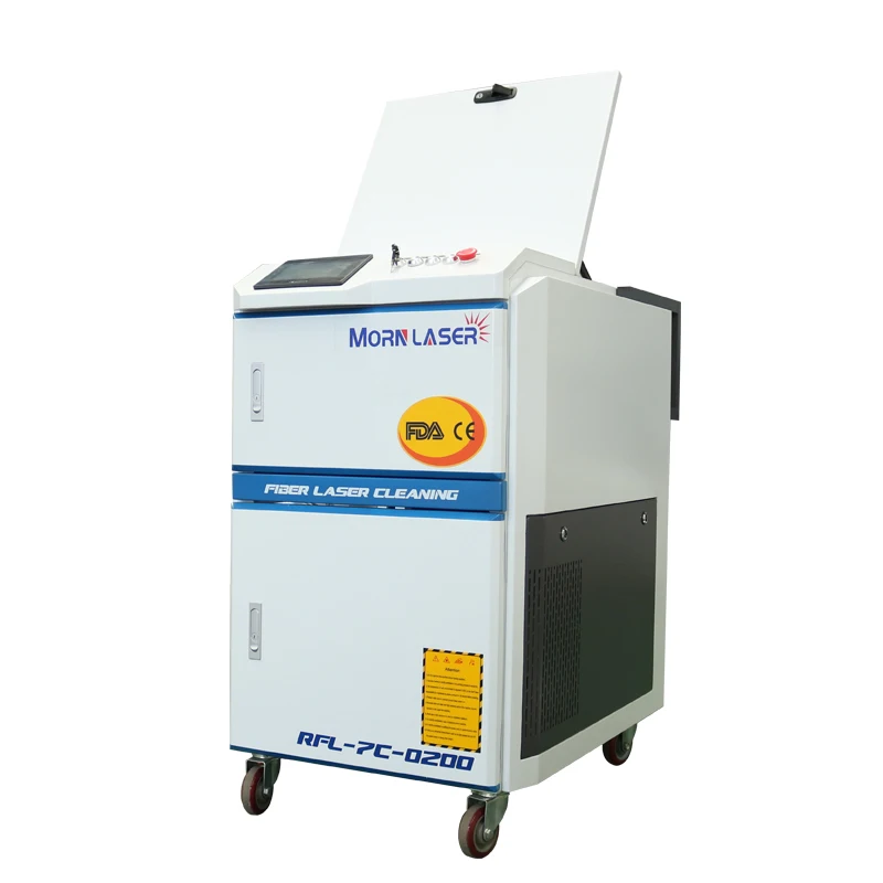 CE High Precision Automatic Handheld fiber metal laser cleaning machine for Removing Surface