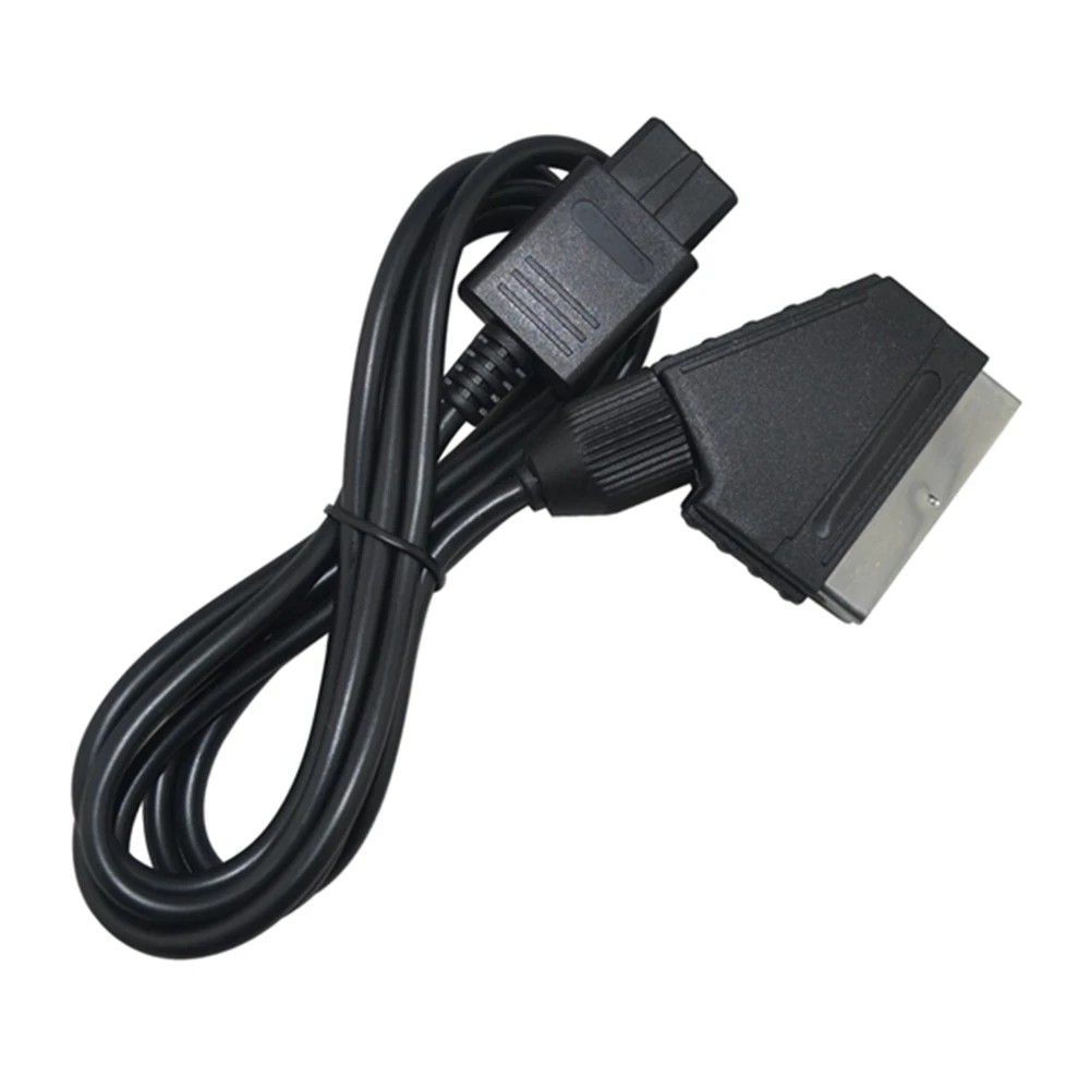 EU A/V TV Video Game cable Scart Cable For Gamecube N64 Console