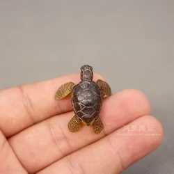 Marine Life Sea Turtle Model Ornaments Ocean Animal Cute Mini Tortoise Aquarium Decoration Fish Tank Miniatures Accessories Toys