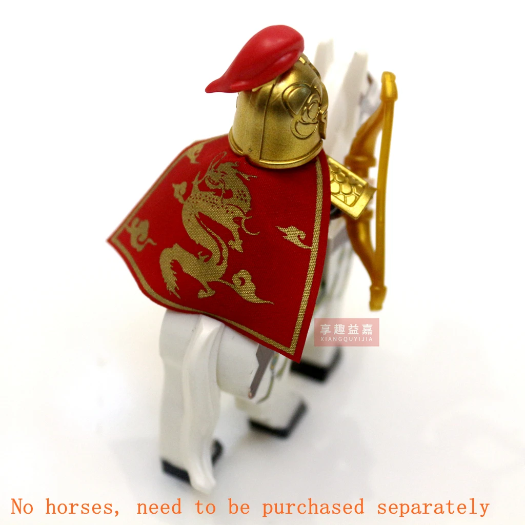 New Hero Barbarian King Three Kingdoms Mediaeval Times Mini Dolls 4.5CM Figures Building Blocks Bricks Toy For Children Gift