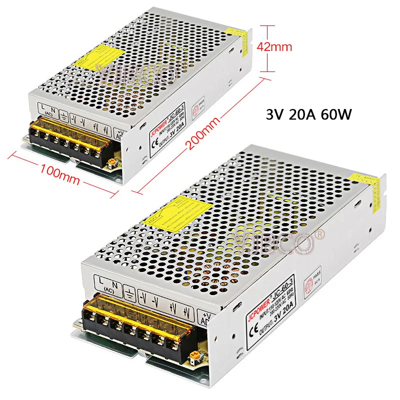 Imagem -03 - Fonte de Alimentação de Comutação Regulada Transformador de Condutor Giratório Ac110v 180 v a dc 3v para Tira de Luz Cnc 10a 20a 25a 40a 220 w