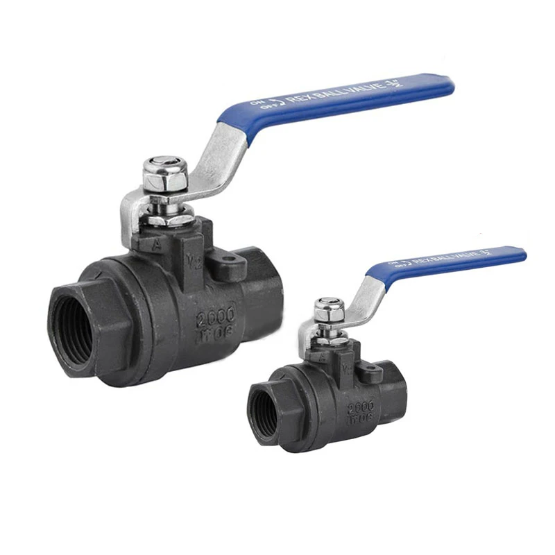 Carbon Steel High Temperature Ball Valve Two-piece Type Steam Manual Valve with Internal Thread 1/4