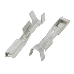 50 PCS 2.3 Series Connector Terminal Pin Socket Insert Reed Terminal Block  DJ621-G2.3*0.6A