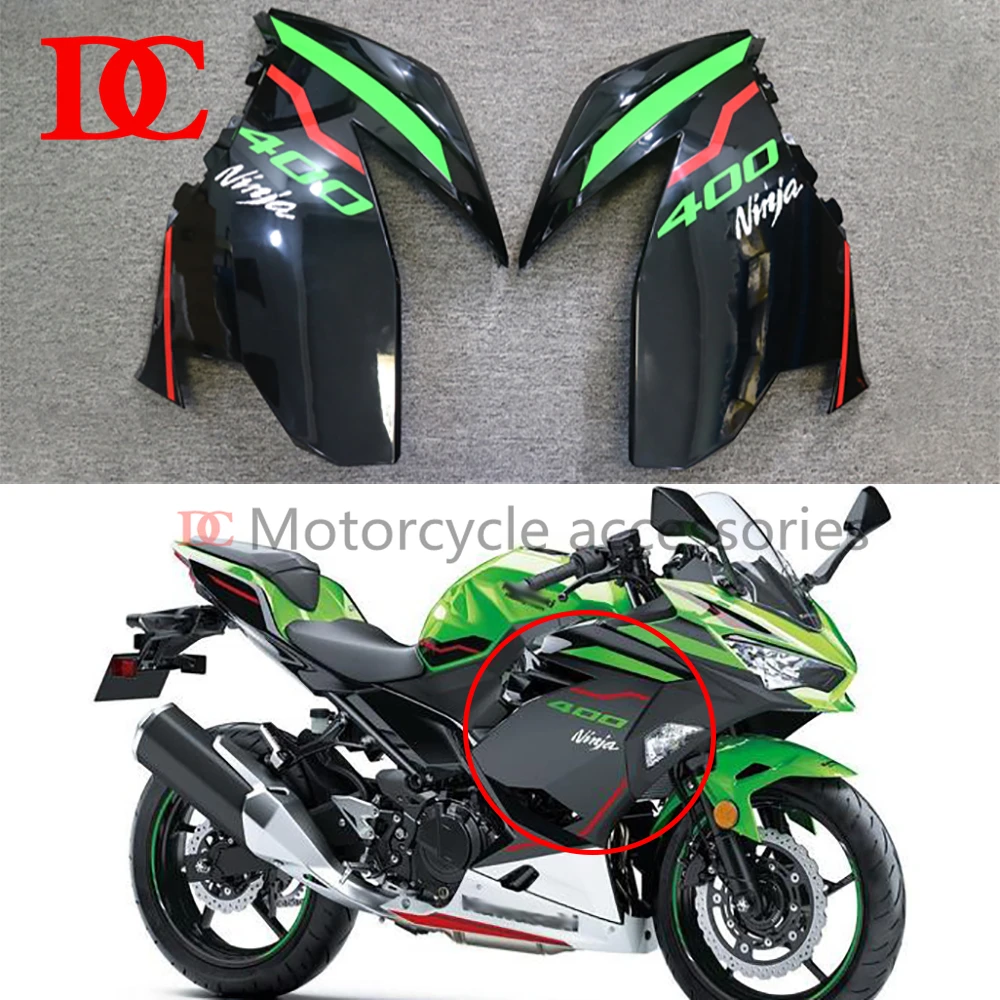 Motorcycle Front Upper Side Cover Panel Fairing Guard Turn Signal Water Tank For Ninja400 ninja250 2018 2019 2020 2021 2022 2023