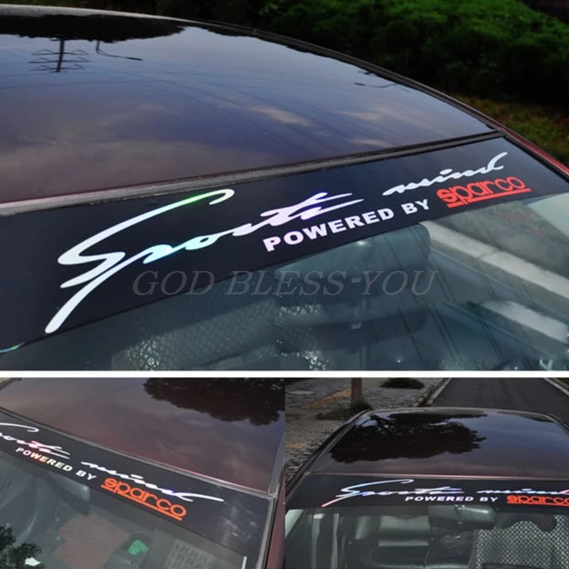 Front Rear Windshield Decal Auto Car Styling Window Sticker Black 130cm x 21cm Drop Shipping