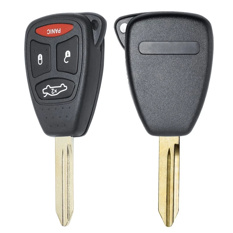 4 Buttons Remote Key Shell Case Fob Y160 Blade for Chrysler PT Cruiser for Dodge Avenger for Jeep Grand Cherokee