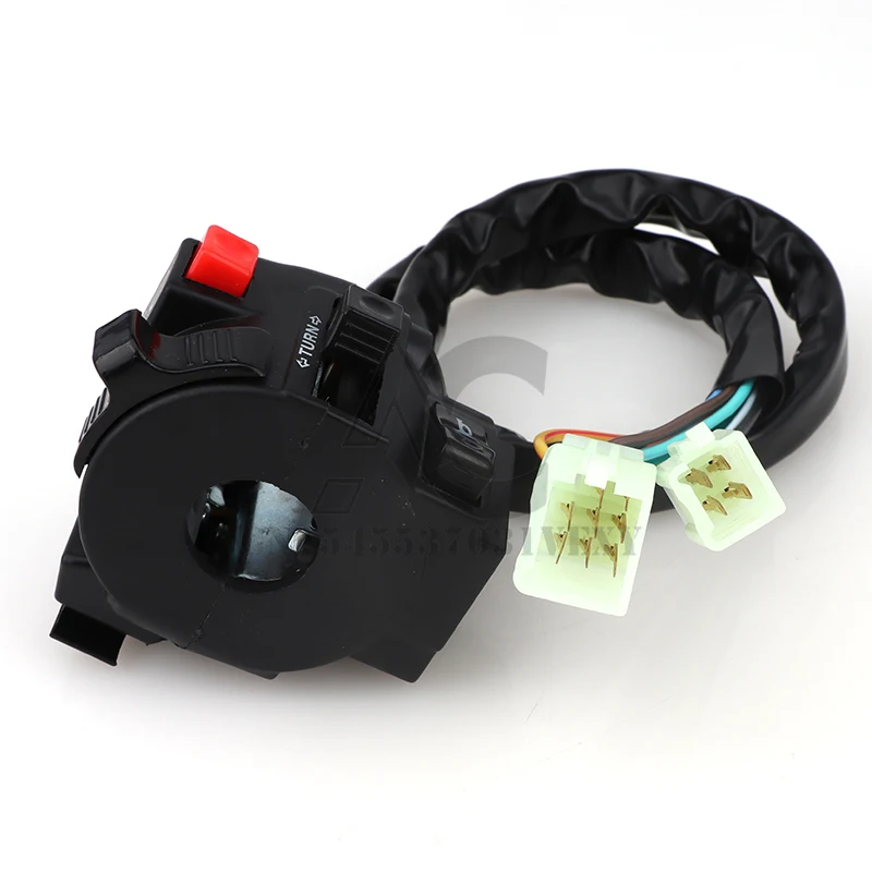 Motorcycle 5 function start switch is suitable for 50cc 70cc 90cc 110cc 125cc 150cc ATV Quad Pit Bike Buggy Go Kart