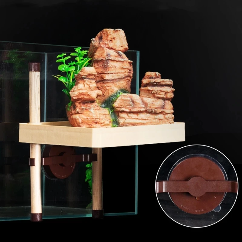 Tortoise drying platform Brazilian water turtle Floating island turtle tank Aquarium floating drying platform Lying platform