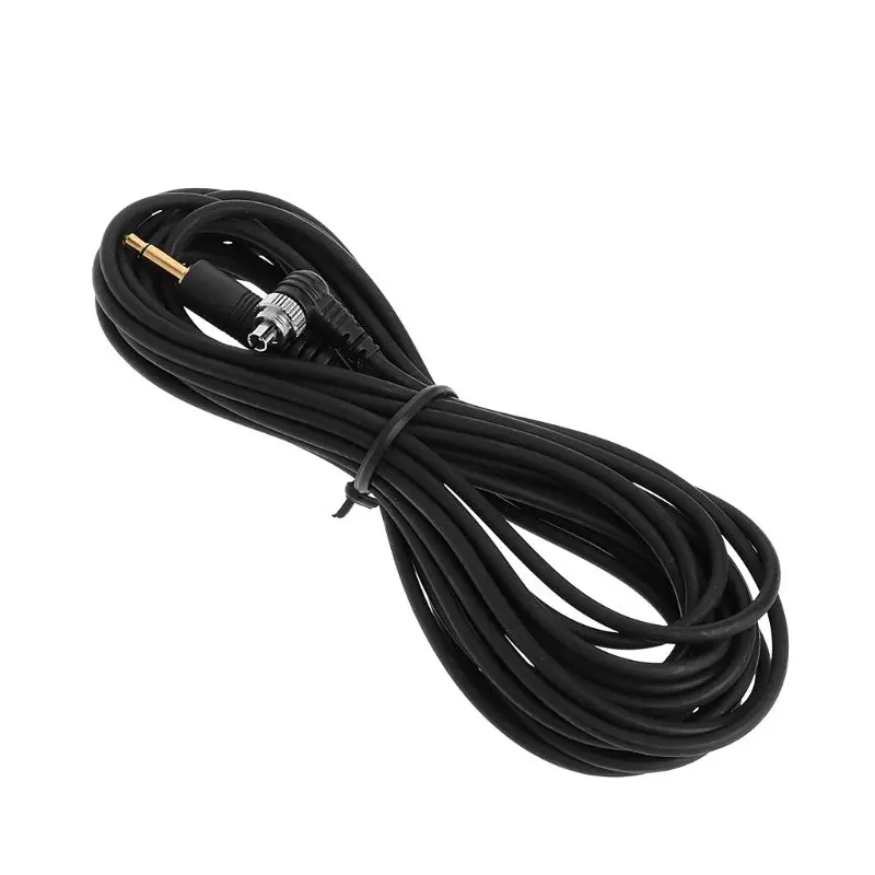 3.5mm Plug to Male Flash PC Sync Cord Cable Light Trigger For Studio Photography Accessories