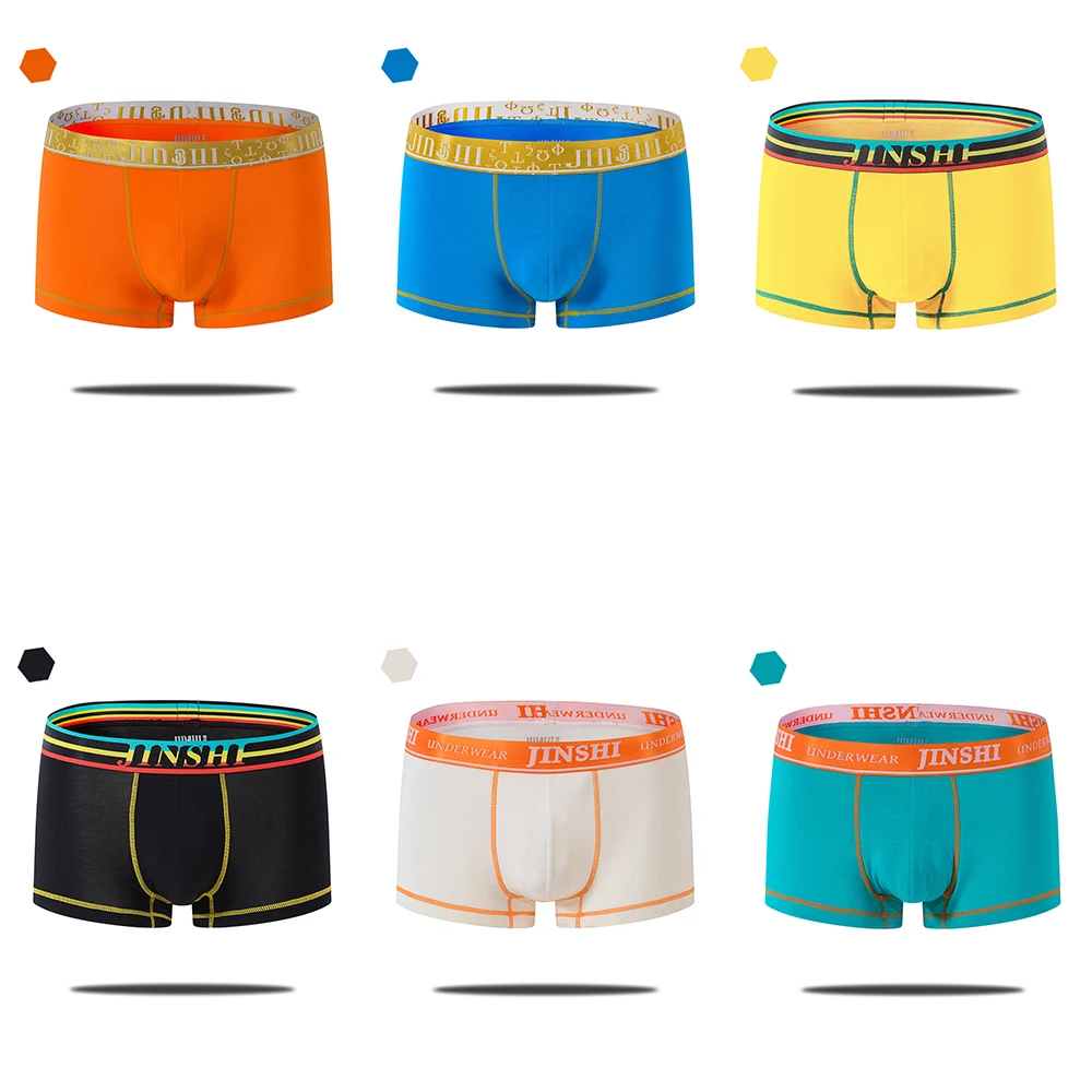 Mode Männer Komfortable Sexy Boxer Briefs Solide Farbe Flex Bund Shorts Boxer Männlichen Höschen Unterhose Slip