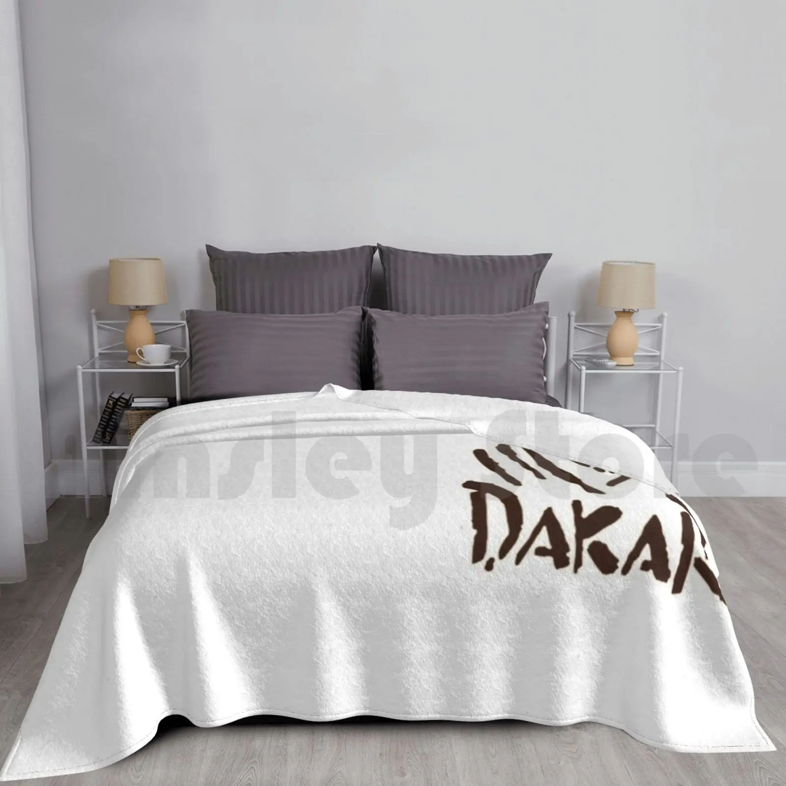 Log Blanket Fashion Custom Race Desert Paris Rally Logo Thinks Old Reviewed Logo