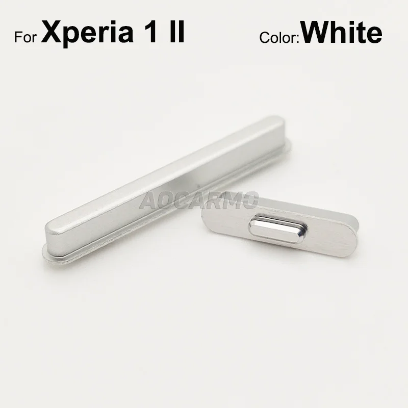 Aocarmo – interrupteur bouton de Volume pour caméra, boutons de remplacement pour Sony Xperia 1 II X1ii MARK2