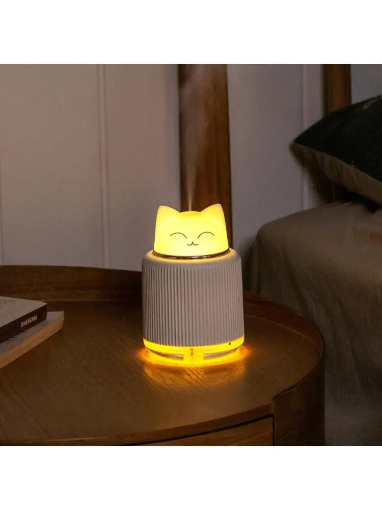 2021ใหม่น่ารักการ์ตูนกระต่ายแมวขนาดใหญ่ความจุแบบพกพา Air Humidifier USB Mist