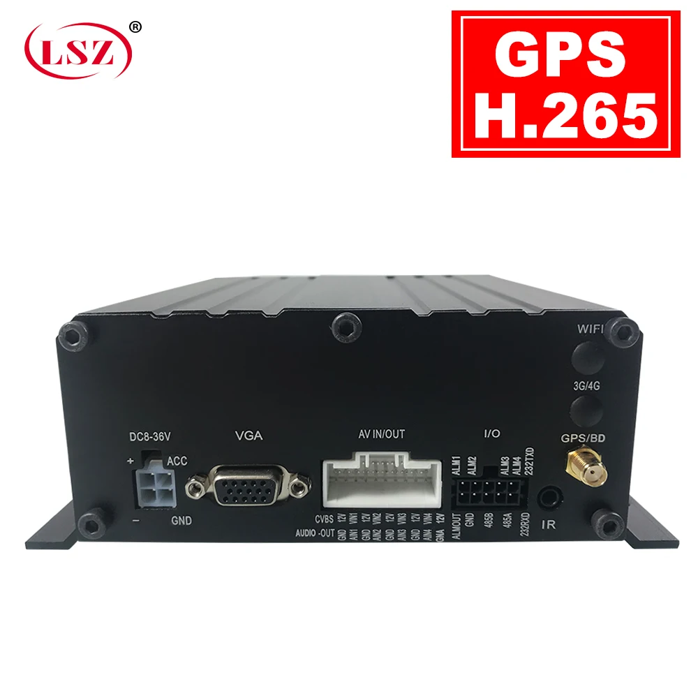 LSZ AHD Mobile DVR GPS 4CH Schule Bus System mdvr Mobile DVR Kit