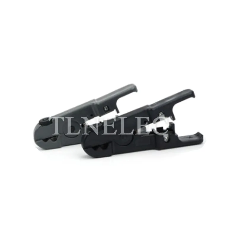 1pcs อิเล็กทรอนิกส์เครือข่ายเครื่องมือ Wire Stripper คีมมัลติฟังก์ชั่หมุนได้สาย Stripper Multitools