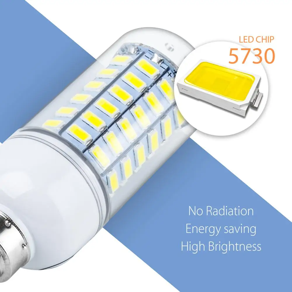 10 Uds E27 lámpara Led 220V E14 lámpara de maíz 3W 5W 7W 9W 12W 15W GU10 Lampada bombilla Led G9 lámpara Led luz B22 iluminación de araña 240V